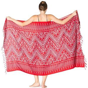PANASIAM Sarong KIOWA, red, XL