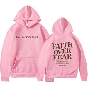 Christian Sweatshirt Christian Faith Sweatshirt Jesus Loves You Hoodie Faith Over Fear hoodie Casual Sweatshirt