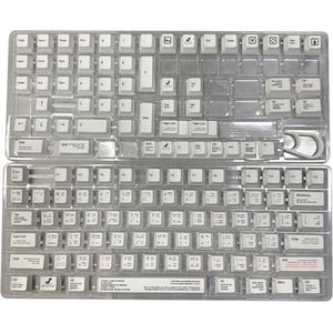 129Keys Volledige Vastgestelde Aangepaste PBT DyeSubbed Keycap Cherry Profiel Programmeur