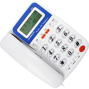 PLCPDM D016 Corded Telefoon Voor Thuis Of Hotel Bureau Telefoon Vaste Telefoon Met Clear Grote Toetsenbord Knoppen Gemakkelijk te gebruiken