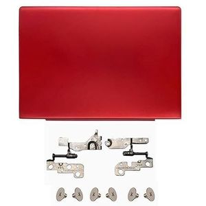WANGHUIH LCD Achterdeksel voor Achterdeksel + Schermscharnieren Compatibel met Lenovo Ideapad 300S-14 300S-14ISK 500S-14 500S-14ISK Rood