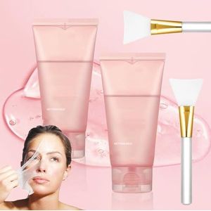 Collagens Night Wrapping Maske, Collageen 's nachts Wrapping Peel Off Gezichtsmasker, Collagenen Wrapping Facial Maske voor Droge & Gedehydrateerde Huid (2 stuks)