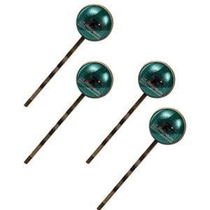 Ski 4 Stuks Vintage Haarspelden Vrouwen Barrette Bobby Pins Decoratieve Metalen Goudkleurige Haarspelden Haaraccessoires voor Vrouwen Meisjes