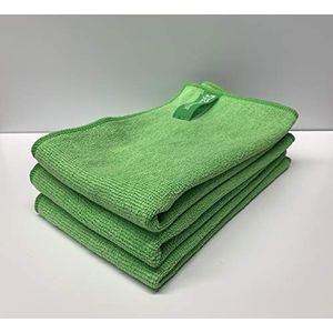 Jemako - Professionele Doek Set - Groen - Microvezeldoeken - 3 Stuks - 35 x 40 cm