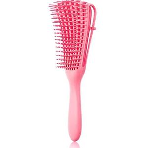 Ontklittende Borstel, Daletu Haarontklitter Geïntegreerde Plastic Octopuskam voor Afro-Amerika Getextureerd 3a tot 4c Kinky Golvend / Nat / Droog / Lang Dik Krullend Haar Exfoliërende Hoofdhuid voor Mooie en Glanzende Krullen (Roze)
