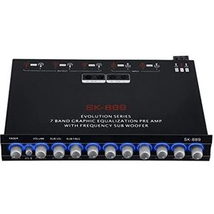 Audioversterker, Auto Home Audio Power Hifi Versterker 7 Kanaals 12V Auto Digitale Amplifer Auto Audio Versterker for Auto's Versterker Subwoofer
