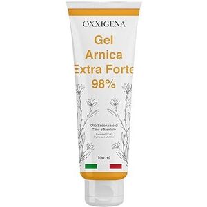 Oxxigena - Extra sterke arnicagel 98%, met verzachtende en balsamico werking, met toegevoegde essentiële olie van tijm en menthol, snelle absorptie, 100 ml