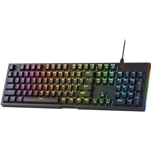 Redragon K670 Gaming-toetsenbord met RGB-achtergrondverlichting, 104 toetsen, hot-swap, mechanisch toetsenbord, verbeterde socket, stille lineaire rode schakelaar