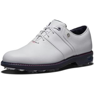 FootJoy Packard, golfschoenen voor heren, wit marineblauw, roze, 49,5 EU, marinewit, roze, 49.5 EU