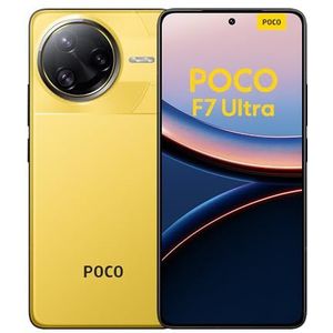 POCO F7 Ultra - Smartphone - Geel - 12GB RAM - 256GB Opslag - 5300mAh Batterij - 120W HyperCharge