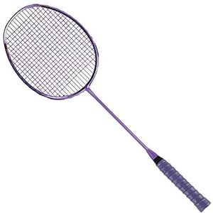 Badmintonset Badminton Racket Professional Carbon Portable for Training Single Package Badmintonracket (Size : Purple)