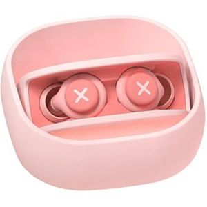 Siliconen oordopjes, blijf focussen modieuze 1 paar herbruikbare ruisonderdrukking oordopjes met opbergdoos voor werk (roze)