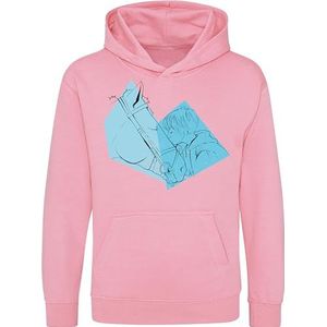 Paarden trui meisjes: Paarden Bussi - Hoodie voor meisjes - Paarden Cadeau - Kinderhoodie Paard - Rijsport Kleding - My Horse - REIT-accessoires, lichtroze, 152 cm