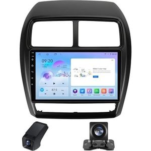 9 inch Radio, Autoradio geldt voor Mitsubishi ASX 1 2016-2023 Draadloze Carplay & Android Auto met Touchscreen Radio/Bluetooth/FM/AM/DSP/RDS-radio GPS-navigatie 4GLTE 5GWiFi(B,NF-7)
