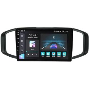 Android 14 autoradio voor MG3 2017-2019 Carplay Wireless Android Auto,Dubbel Din autoradio 9 Inch met Navigatie Bluetooth WiFi GPS HiFi RDS/FM+AHD achteruitrijcamera/DVR(A1 1G+32G)
