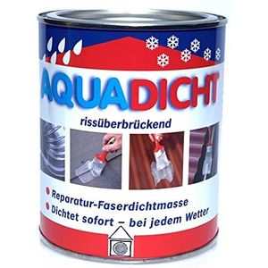Latzel Dämmstoffe Aqua Dicht Reparatie - Vezelkit 750 ml blik transparant - Dicht onmiddellijk bij elk weer - Het origineel