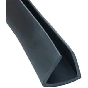 Rubberen glasafdichtingsstrip, zwarte rubberen U-vormige afdichtingsstrip for mechanische randafwerking in de auto, metalen hoekbeschermingsschild 1 stuk (20 mm x 30 mm x 1 meter)(20MMX15MMX3METERS)