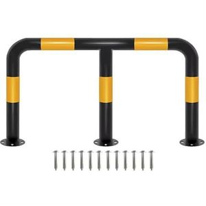 Veiligheidspaal Voor Buiten, Lengte 59 Inch, Tegen Botsingen Met Paaltjes En Parkeerbarrières Met Ankerbouten, Eenvoudige Installatie(6PCS)