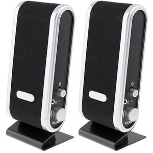 Bekabelde USB-voeding Notebook-luidsprekers Stereo 3,5 mm audio-aansluiting Draagbare luidspreker Geschikt for pc Laptopcomputer Geschikt for MAC