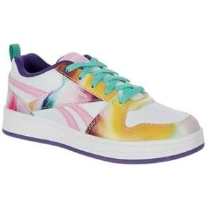 Reebok Royal Prime 2.0 sneakers voor meisjes en meisjes, wit/dynamisch paars/astrose, White Dynamic Purple Astro Rose, 3 Little Kid