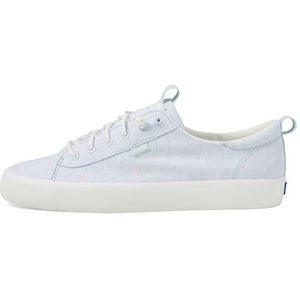 Keds Vrouwen Kickback Canvas Slip on Sneaker, Blauw Chambray, 3.5 UK, Blauwe Chambray, 36.5 EU