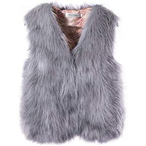 GL SUIT - Imitatiebont Wintervest - Grijs - Dames Gilet