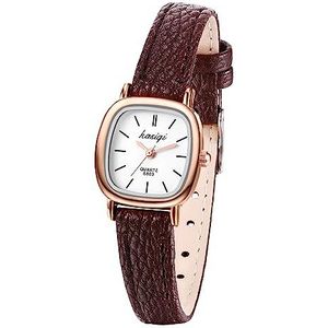 Liebeskind Dames analoog kwarts horloge met leer, roestvrij stalen