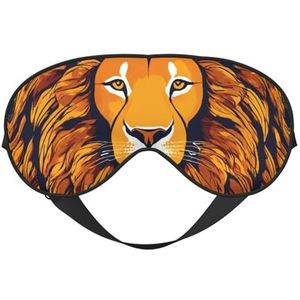 Cool Lion Sleep Eye Mas Bijgewerkt Ontwerp Licht Blokkerende Night Eye Blinder Mannen Vrouwen Shift Werk Reizen