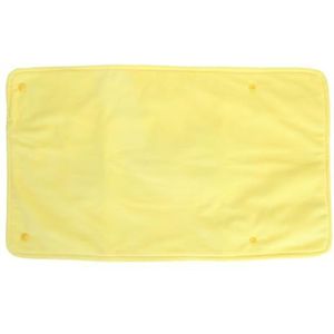 ACOGEDO Elektrisch Verwarmingskussen met USB -verbinding voor Comfort en Warmte - Zacht Fluweel, Grote Dekking voor Buik, Schouders en Rug Draagbare Gele Handwarmer (YELLOW)