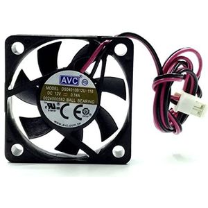 AVC DS04010B12U 12VDC 0.14A 4010 2-wire double ball cooling fan