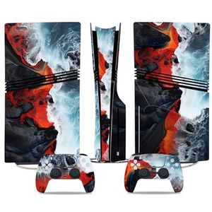 Voor PS5 PRO Skin Digital Edition Console En Controller Vinyl Cover Skins Wraps Krasbestendig, Compatibel Met Voor PS5 Digital Edition Pro 71066 Geen Schuimvorming Bubbelvrij