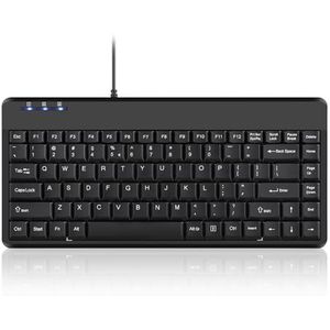 Perixx - Periboard-409 - Toetsenbord - Zwart - USB - 5.2 m Kabel