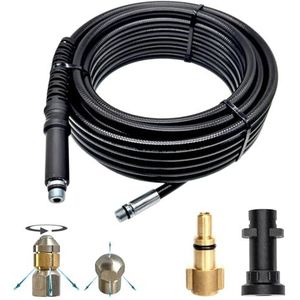 Hogedrukreiniger Reserveonderdelen, 16Mpa Hogedrukreiniger Clip-on Spray Waterstraal Geschikt voor Bosch AQT Black&Decker