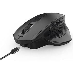 Oplaadbare 2.4g draadloze muis mute klik gaming muis voor laptops, laptops, desktops, USB-ontvangers, mute muizen