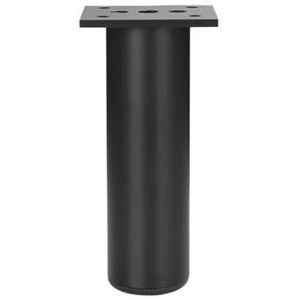 MIKFOL Aluminiumlegering kast poten tafel en stoel voetpads verstelbare bank poten badkamer kast tv-kast salontafel meubels ondersteuning poten (kleur: 18 cm zand zwart)