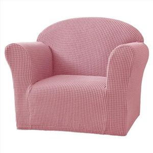 GSCLZ Hoes voor fauteuil, mini-maat, 1-zits, zachte hoes voor fauteuil, bank, effen kleur, elastisch, stretch, mini-maat, hoes voor kinderstoel (ZZ-21)