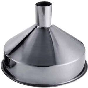 YINLUCK - Extra Grote Trechter - Roestvrij Staal 304 - Brede Opening Met Afvoergaten - Voor Wijn En Olie