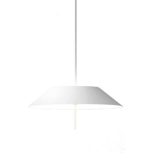 LANGDU Moderne LED-kroonluchter, Scandinavische binnenverlichting, hangende lamp, in hoogte verstelbare hanglamp for keukeneiland, studeerkamer, woonkamer, bar(Color:White)
