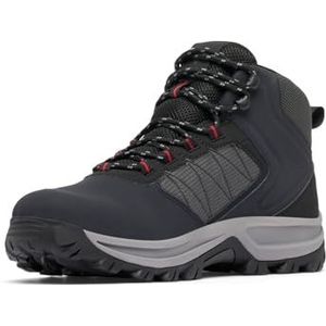 Columbia Transverse Hike waterdichte wandelschoen voor heren, Zwart Mountain Red, 43 EU