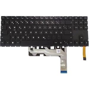 LA/LATIN US Duits RGB-verlicht toetsenbord voor HP OMEN 15-EN 15-EN0028AX 15-EN0013DX 15-EN1000NA Wit Kleurrijk V193446GS1(German RGB)
