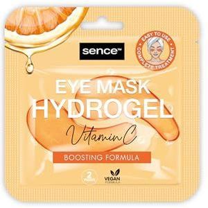 Sence Vitamine C Hydrogel oogmasker, veganistische beauty Skincare oogpads, cosmetica, oogverzorging, maskers voor dames en heren, verkoelend oogmasker tegen donkere kringen (3 x 2 stuks)