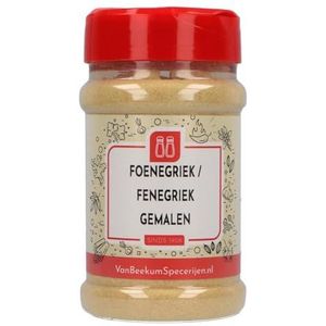 Van Beekum Specerijen - Foenegriek/Fenegriek Gemalen - Strooibus 160 gram