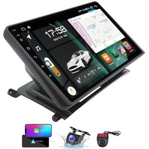 Android 13 Autoradio 9 Duim Touch Display Voor Kia Ray 2011-2017 Met Draadloze Carplay Android Auto/GPS/4G WiFi/FM RDS DAB+/Buletooth 5.0/Bediening op het stuur + Camera en DVR(NF-7)