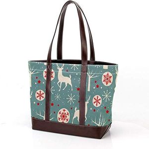 Laptop Tote tas met Vintage nautische schip anker Print, dragen Schoudertassen Casual Canvas Business Werk Tote tas Aktetas voor Computer School Office