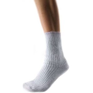 85% Angora Merino sokken, wollen sokken, wintersokken, Noorse sokken, gebreide sokken voor dames en heren, Hemel - Lichtblauw, 42 EU