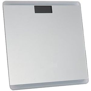Vierkante Kleur 26cm Elektronische Weegschaal Genaamd Gehard Glas Slimme Lichaamsvetschaal Led Slimme Digitale Weegschaal Gemakkelijk Te Gebruiken(White)