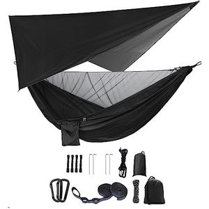 Mondeer Hammock with Stand, Double Fabric Camping Hammock