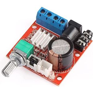 Fasizi Mini 2.0 Hi-fi Elektronische Stereo Audio Gemonteerde Versterker Draagbare AMP 10W+10W 2 Kanaals Klasse-D DC 12 V Digitale Booster Versterker Board Module voor CD MP3 MP4 PC Speaker