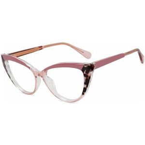 Halloween-cadeau Modieuze montuur, Unisex Brilmonturen Cat Eye Titanium Kunststof Multicolor(Multi-color)