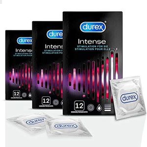 Durex Intense Orgasmic condooms, 3 x 12 stuks (36 condooms)